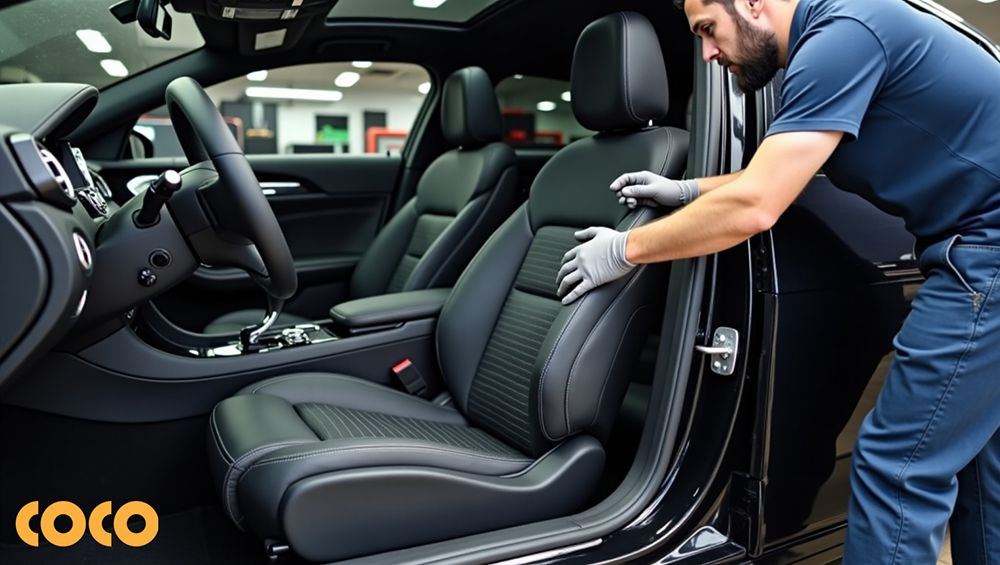 Quy trình bọc ghế da ô tô Mercedes chuyên nghiệp