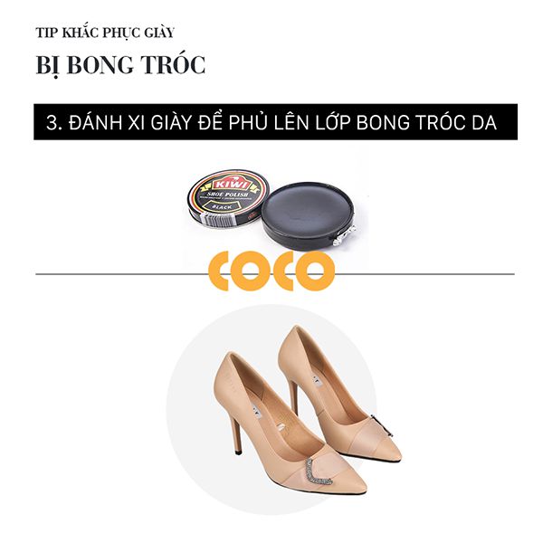 cách bảo quản giày da không bị tróc mốc