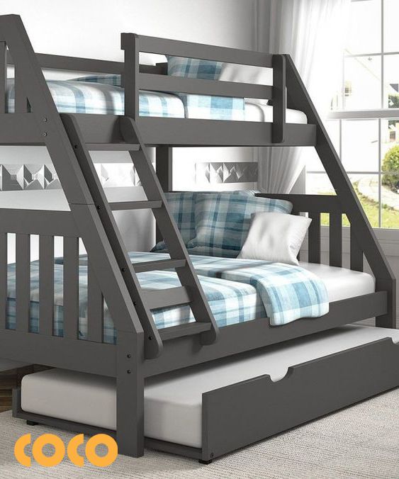 giường tầng cho trẻ em bé trai có ngăn kéo