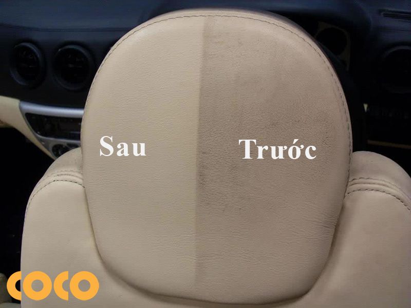 cách làm sạch ghế da ô tô