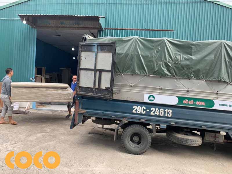 vận chuyển sofa từ nhà máy sản xuất sofa