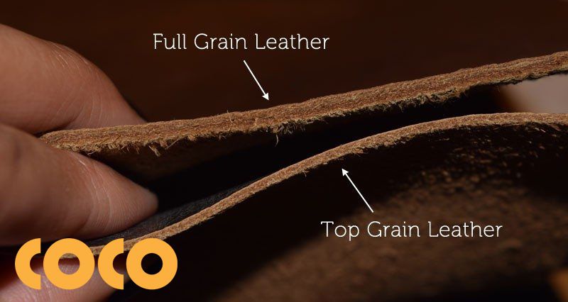 vật liệu da phổ biến trên thị trường top grain